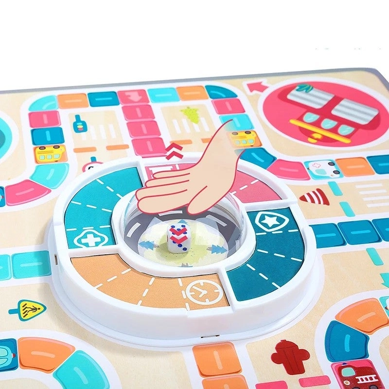 Flying Chess Ludo - Wooden Montessori