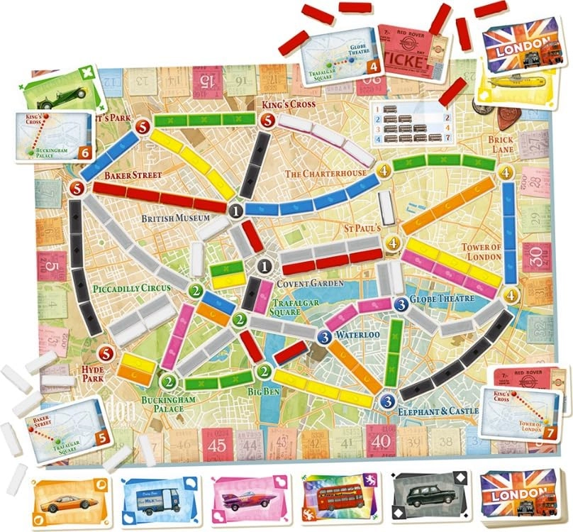Ticket to Ride - London + Ticket to Ride - New York + Decaps (French)