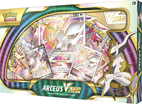 Arceus VSTAR Premium Collection - 10 Booster Packs Etched Foil Card