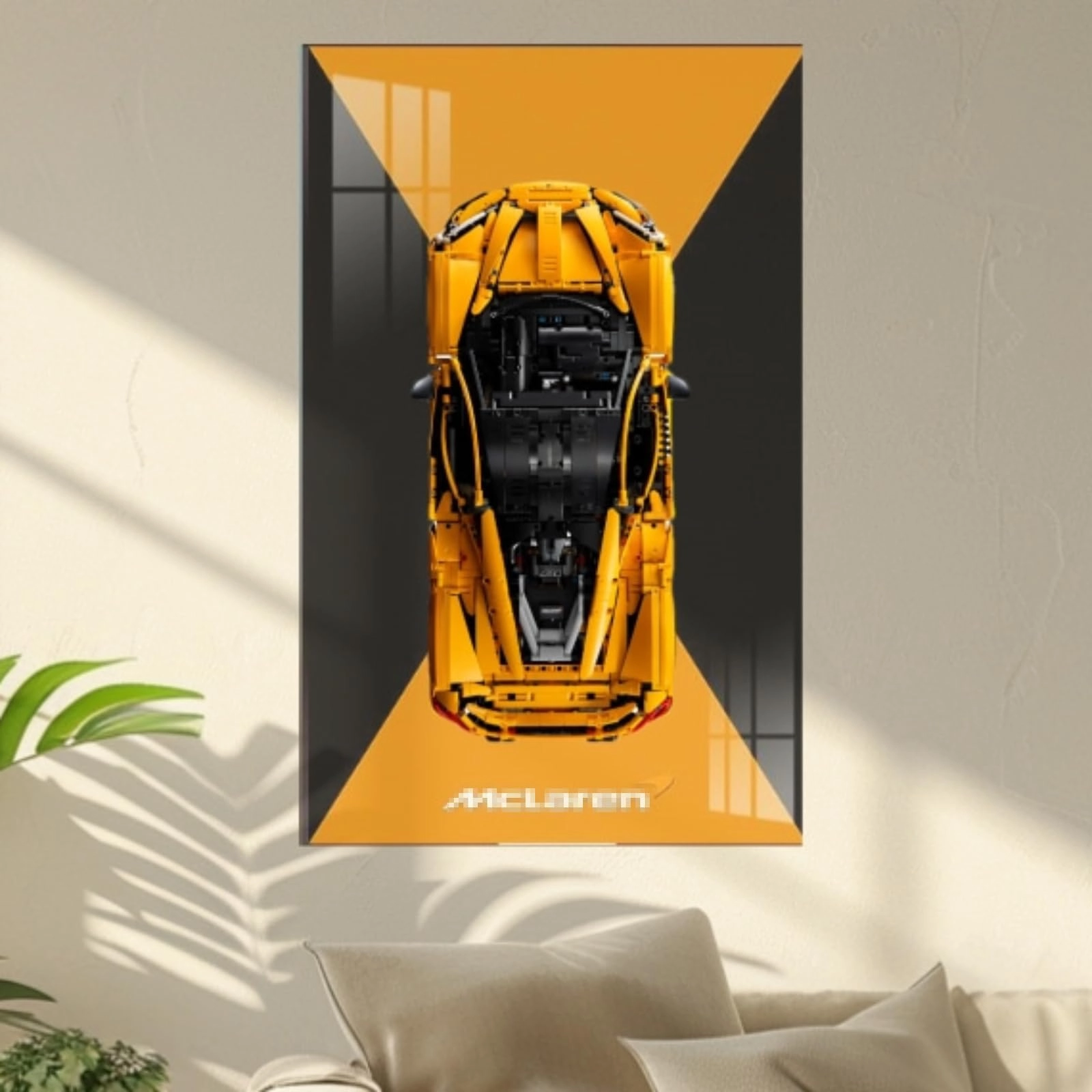SUNHON Display Wall Mount - Acrylic for LEGO McLarren P1 Hyperca-r 42172