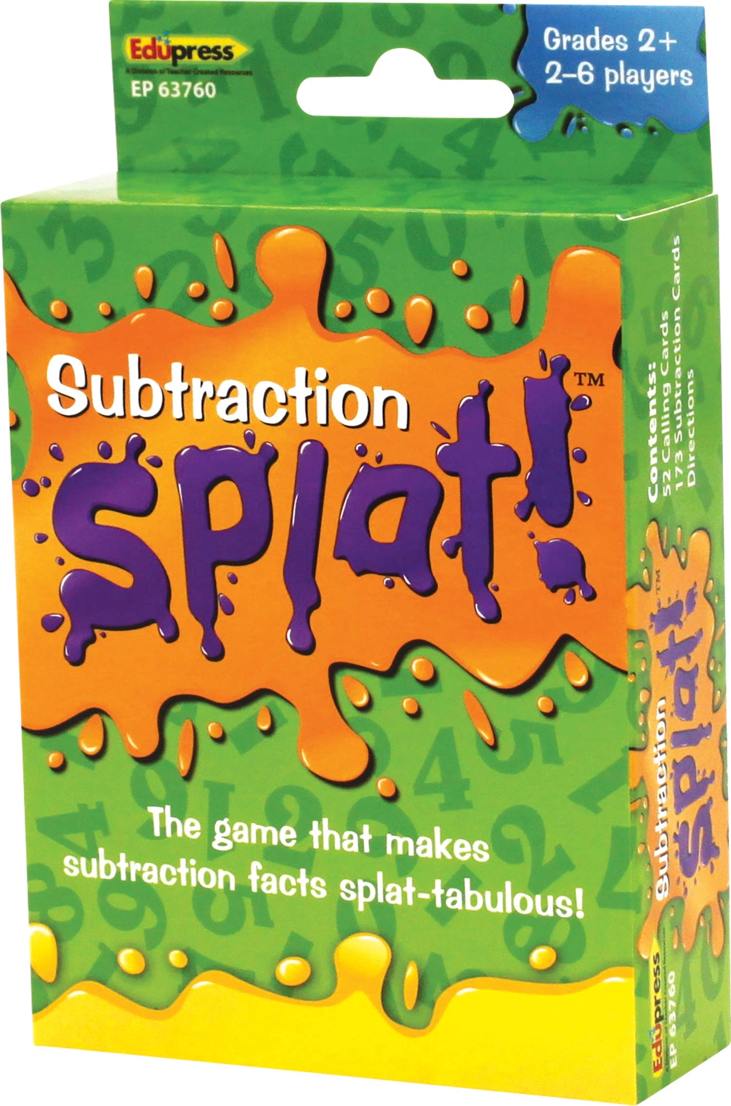 Teacher Created Resources OS Math Splat: Subtraction Grades 2+