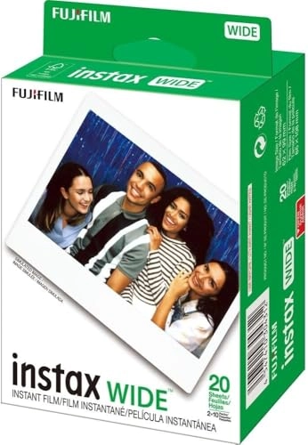 Instax Wide 400 - Sage Green + Instax Wide Instant Film - 40 Sheets