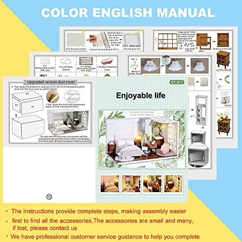 DIY Miniature Dollhouse Kit - Lazy Day 1:24