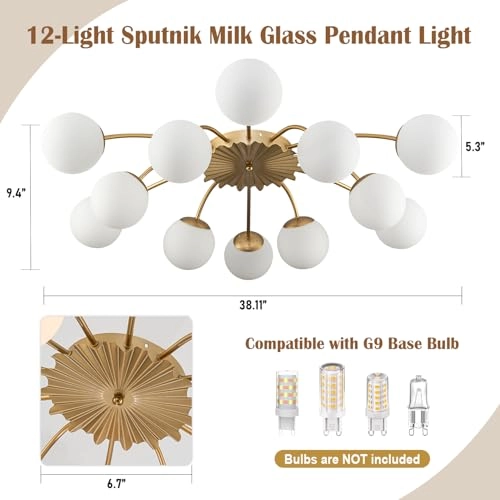 Sputnik Bubble Chandelier - 3000K/4000K/6000K Dimmable