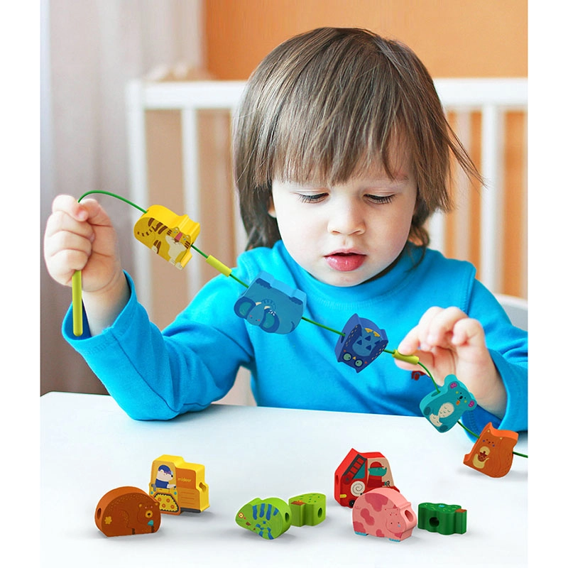 Lacing Beads Vehicles - 18 Months