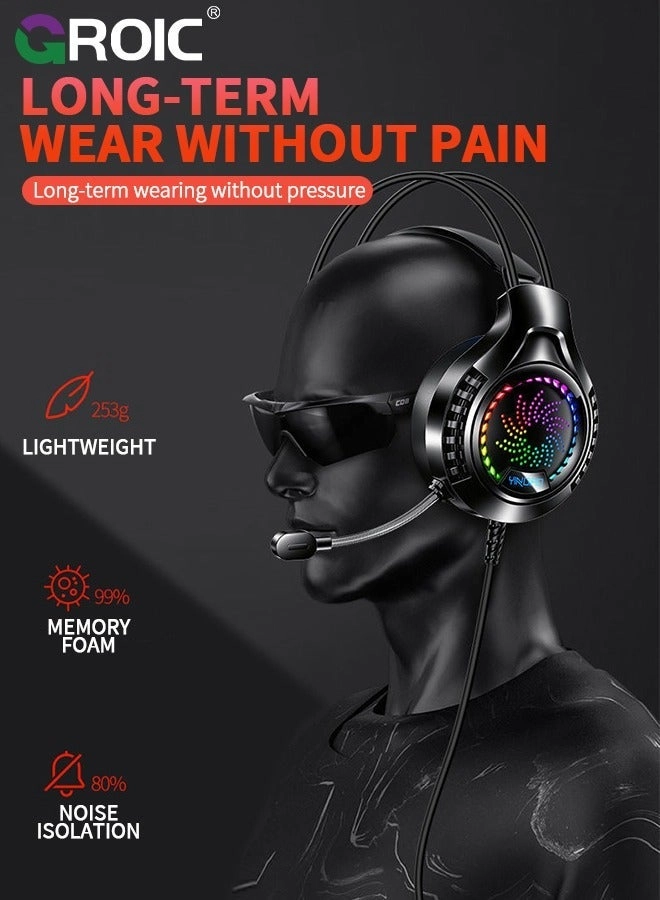 PC Headphones Wired Headset