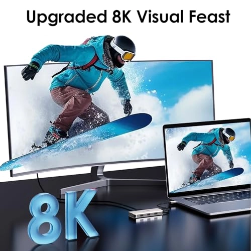 DisplayLink USB-C Triple Display Docking Station - USB-C Windows & More