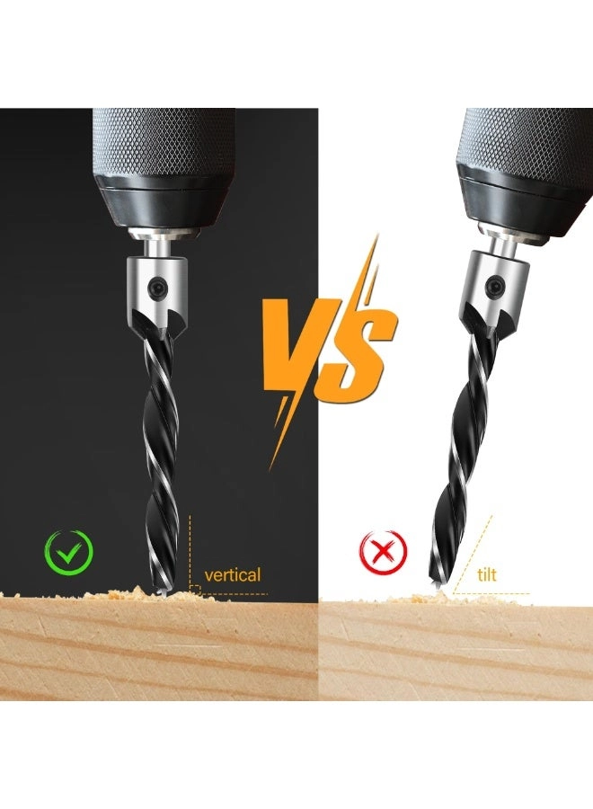 Countersink Drill Bit Set - High-Speed Steel 7PCS 3mm–10mm