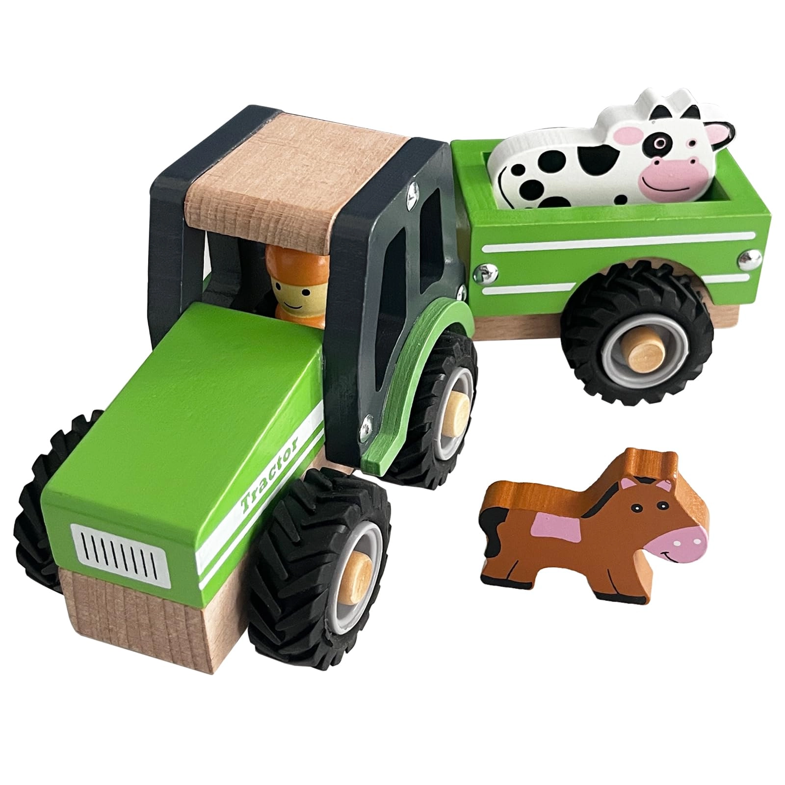 WoodenEdu Farm Tractor - 12 months+