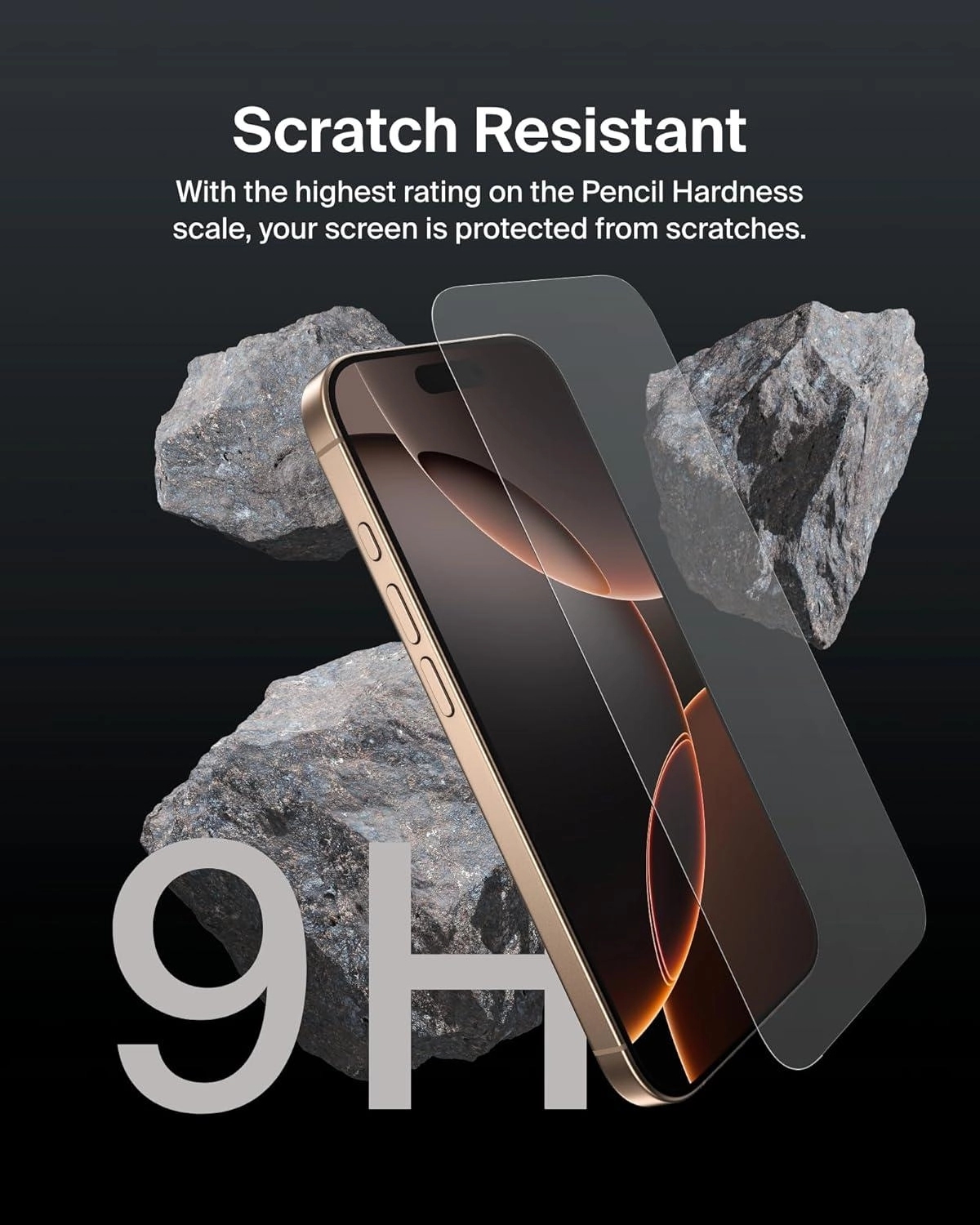 Clear Tem Glass Screen Protector for iPhone 16 Pro Max