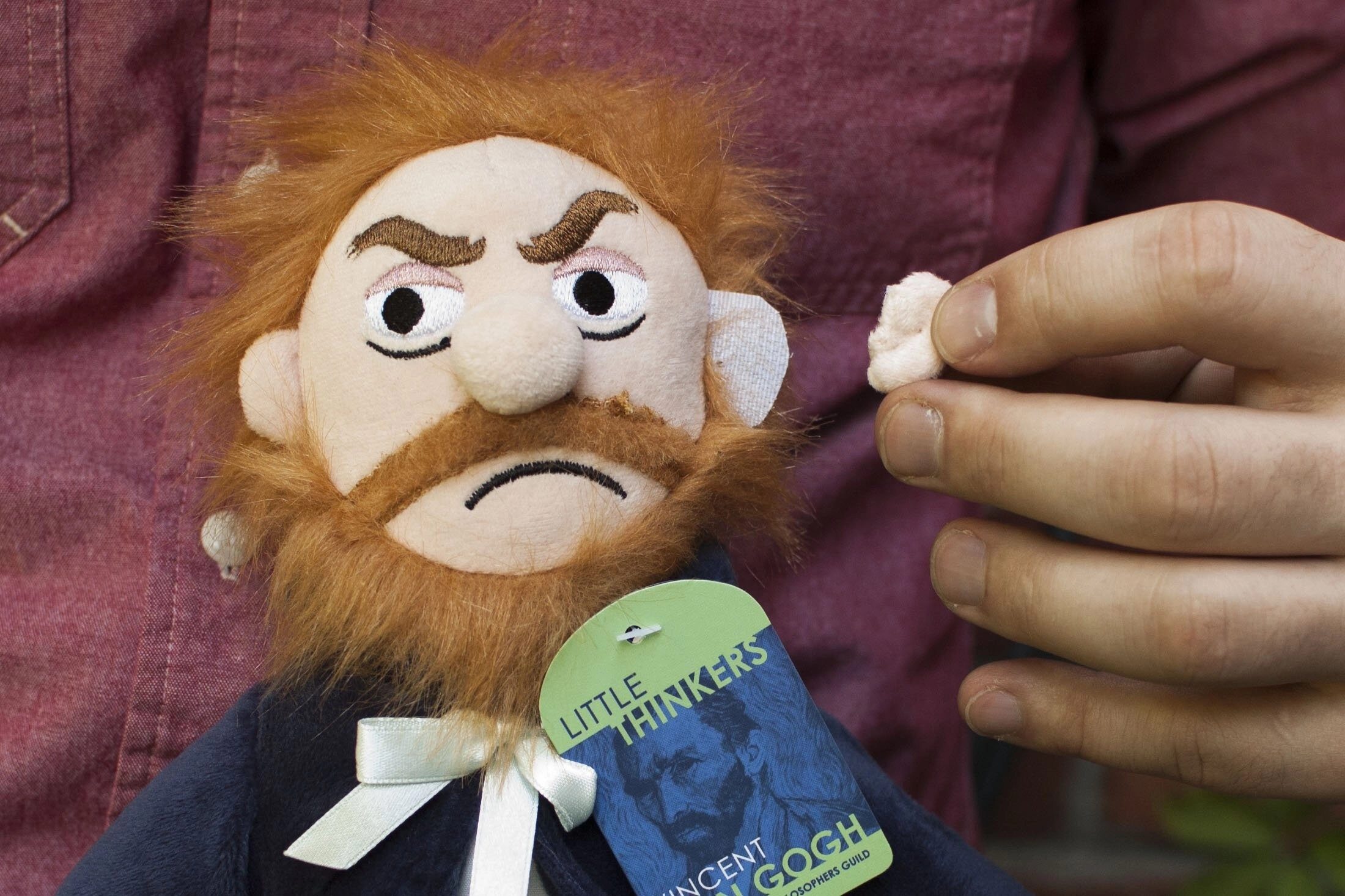 Vincent Van Gogh Doll - Little Thinker Plush