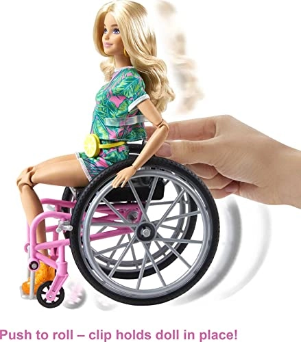 Barbie Fashionistas #165 - Long Blonde Hair Wheelchair Ages 3+