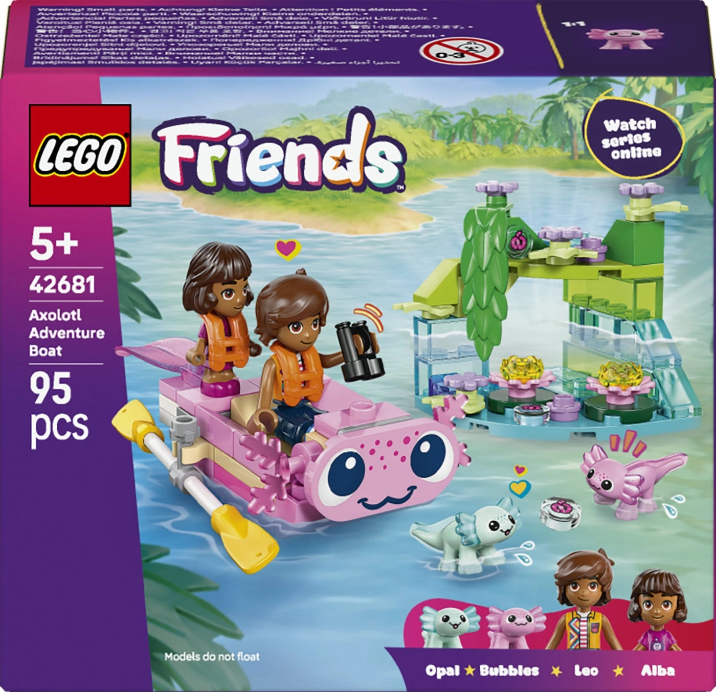 Friends Axolotl Adventure Boat (42681)