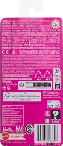 Barbie Chelsea - Blue Hair White Headband Colorful Printed Skirt Ages 3+