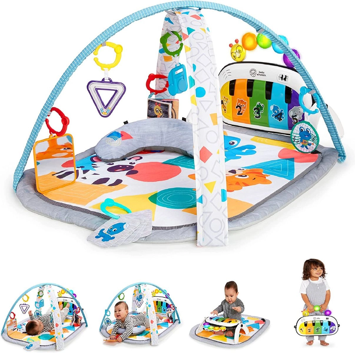 4-in-1 Kickin’ Tunes Musical Meadow Music & Language Discovery Gym - 0 months
