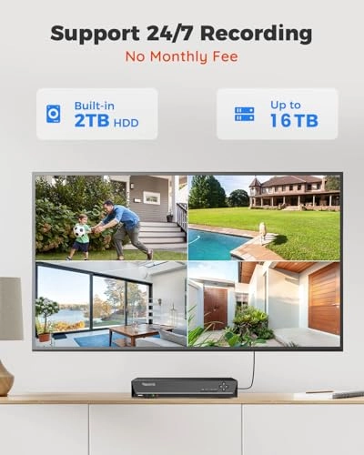 8CH 5MP PoE Home Security Camera System