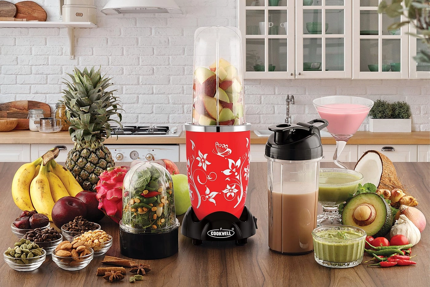 Nutri Blender - 5 Jar 3 Blade Black