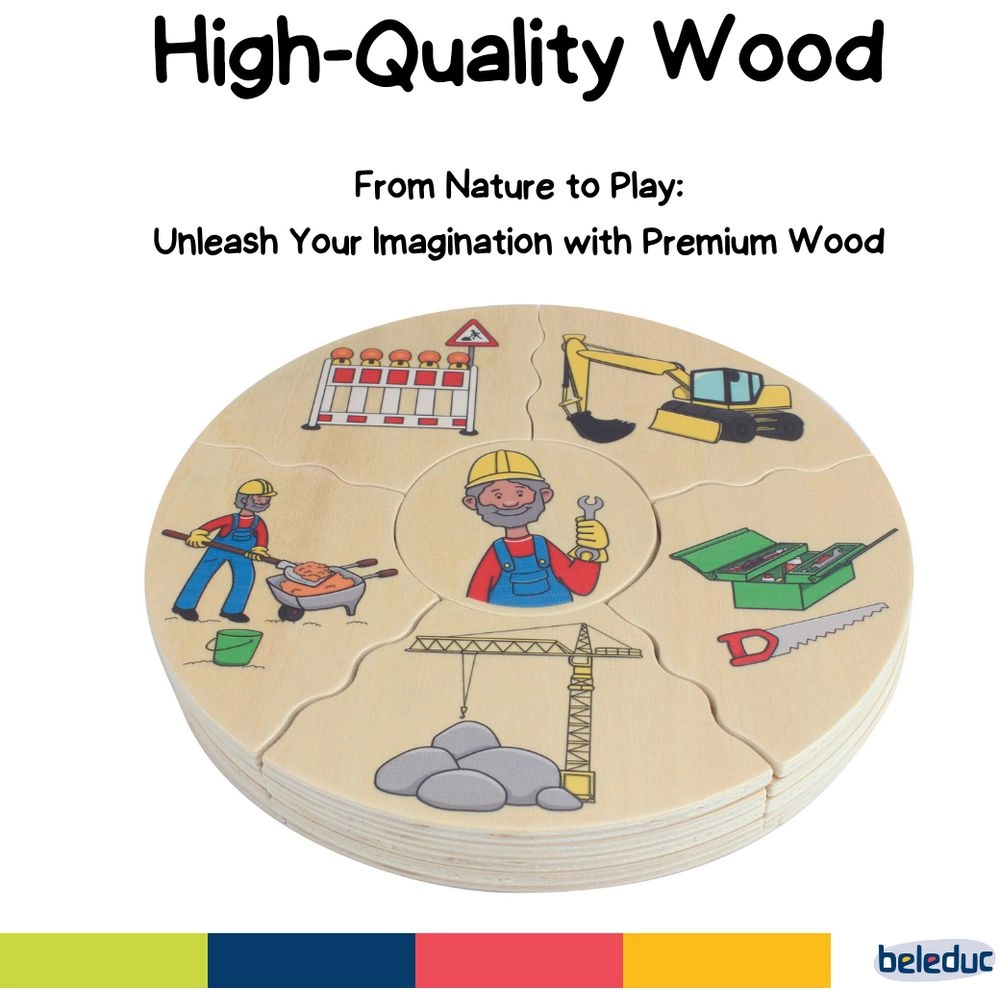 Humanico Matching Puzzle - Suitable for 4 years and above five puzzle pieces