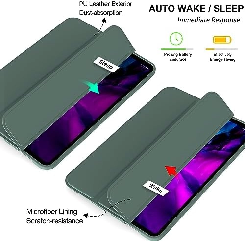 Pencil Magnetic Attachment Case with Auto Wake/Sleep for iPad Pro 11-inch (4th/3rd/2nd/1st generation)