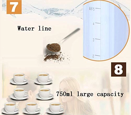 Espresso Coffee Machine - 150 Milliliters Removable Tank