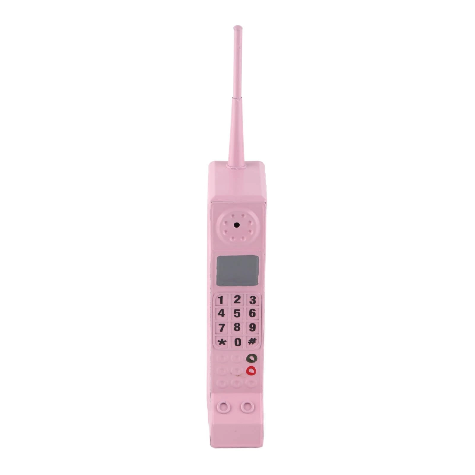 Leftwei Retro Cell Phone Ornament - Iron Portable Pink
