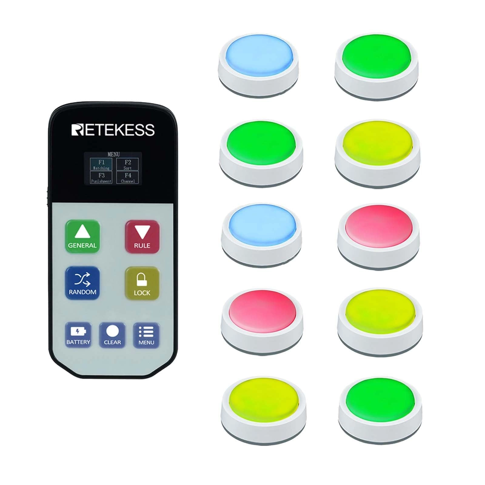 Retekess TM102 Family Feud Buzzers - 48 months+