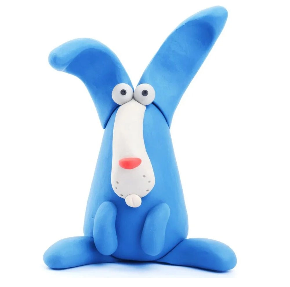 DIY Rabbit Plastic Modelling Air Dry Clay Kit - 3 piece(s)