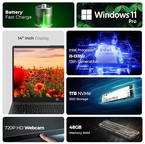 14-EP0122NIA-8512 - 14'' Core i5-1335U 48GB DDR4 1TB SSD