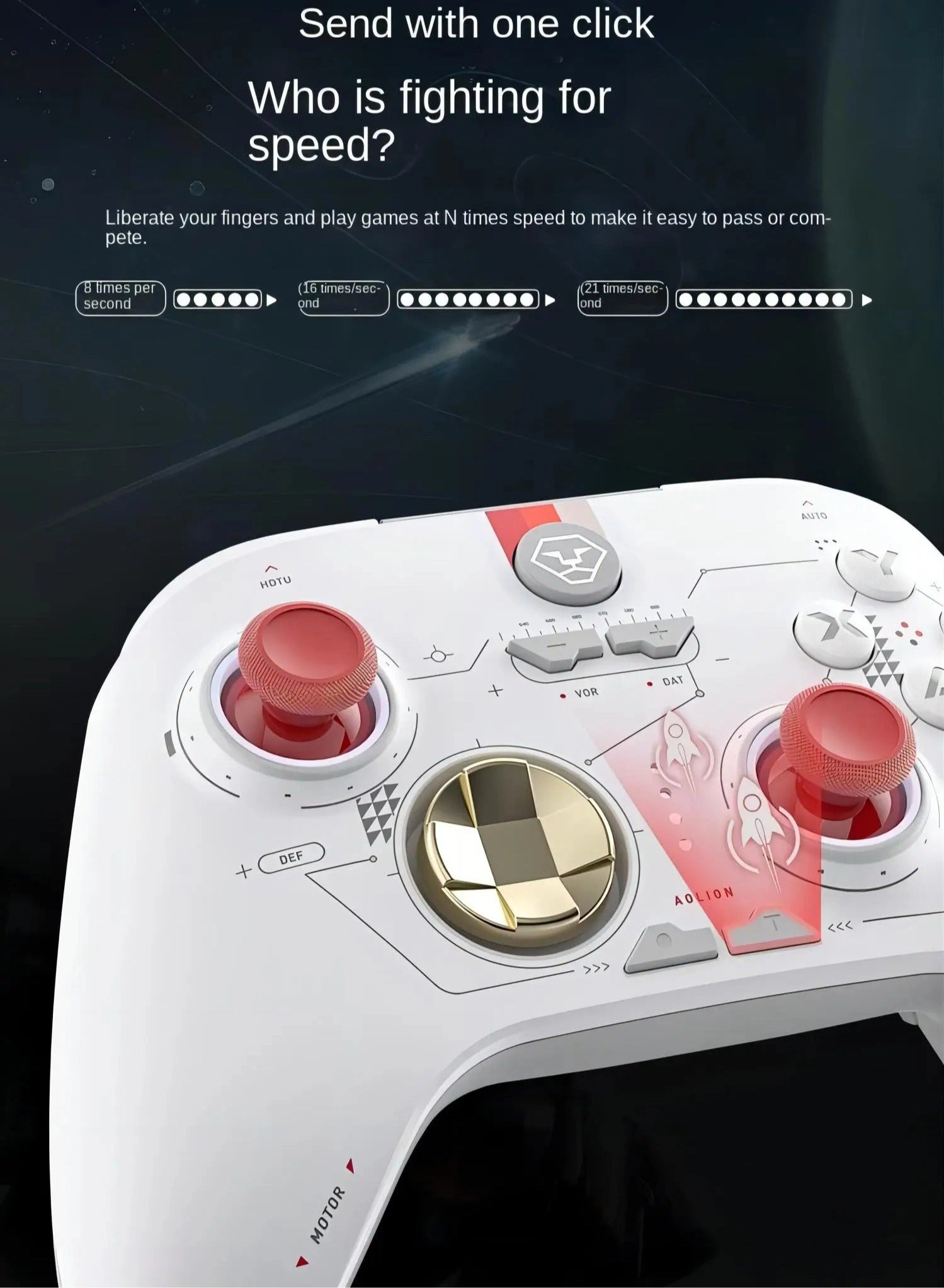 Wireless Controller - Green PC Switch iOS Android