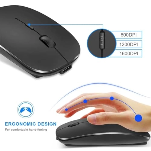 Ultra-thin Portable Travel Mouse - 2.4G Wireless