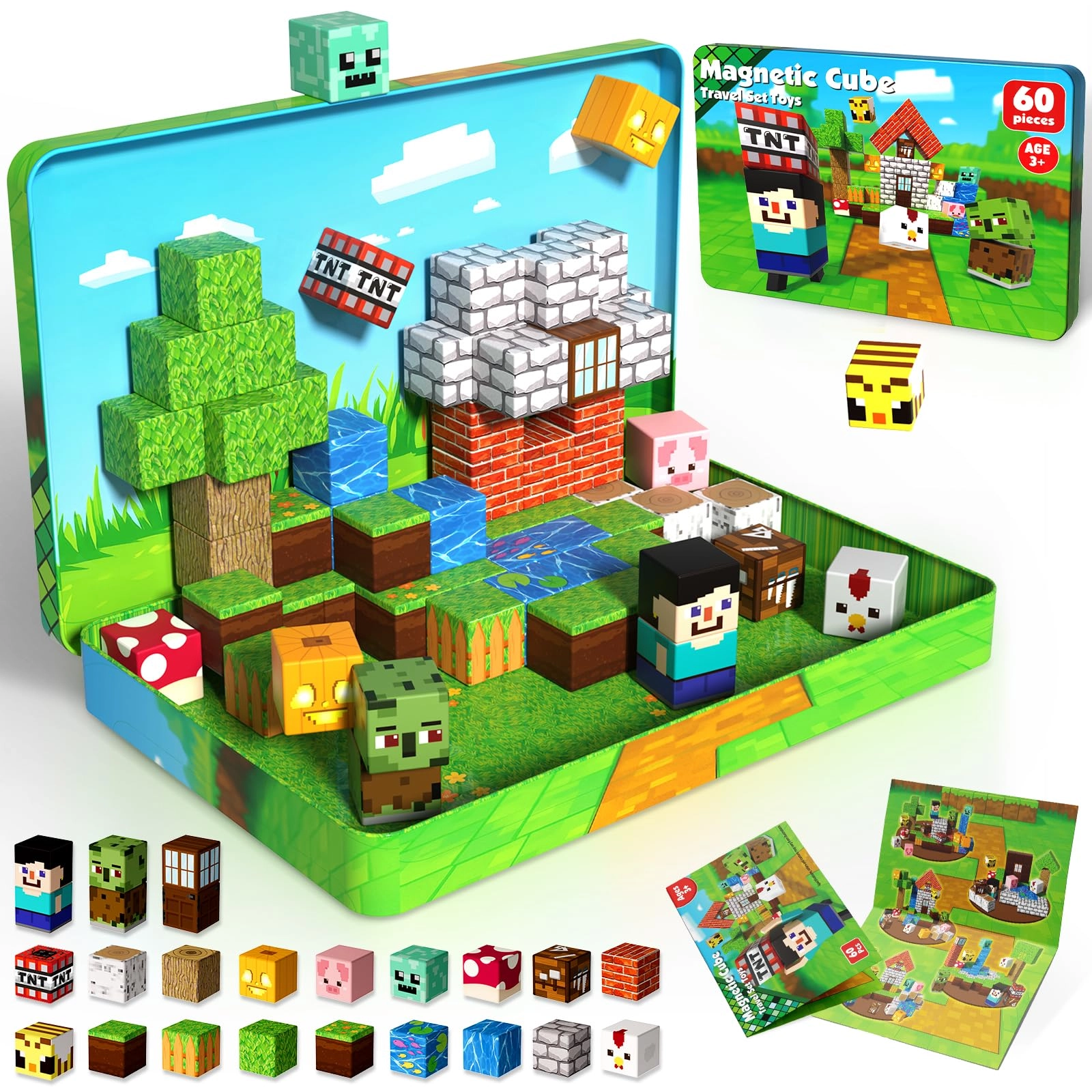 ToyUnited Magnetic Blocks - 60pcs