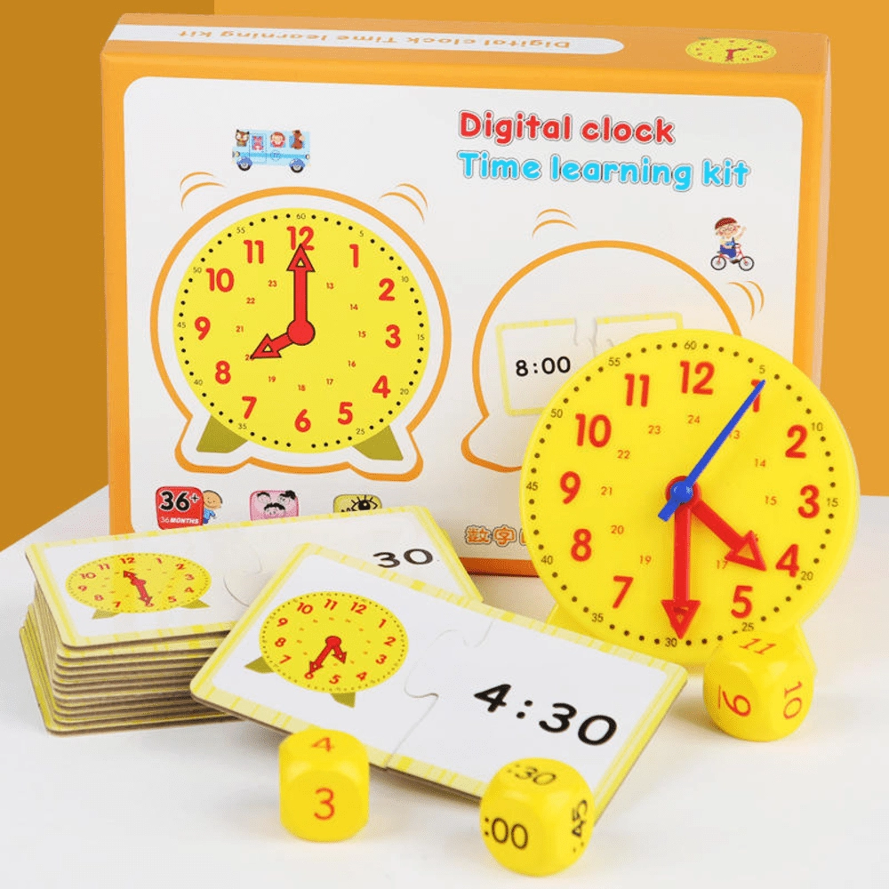 Digital Clock Time Learning Kit - 3+