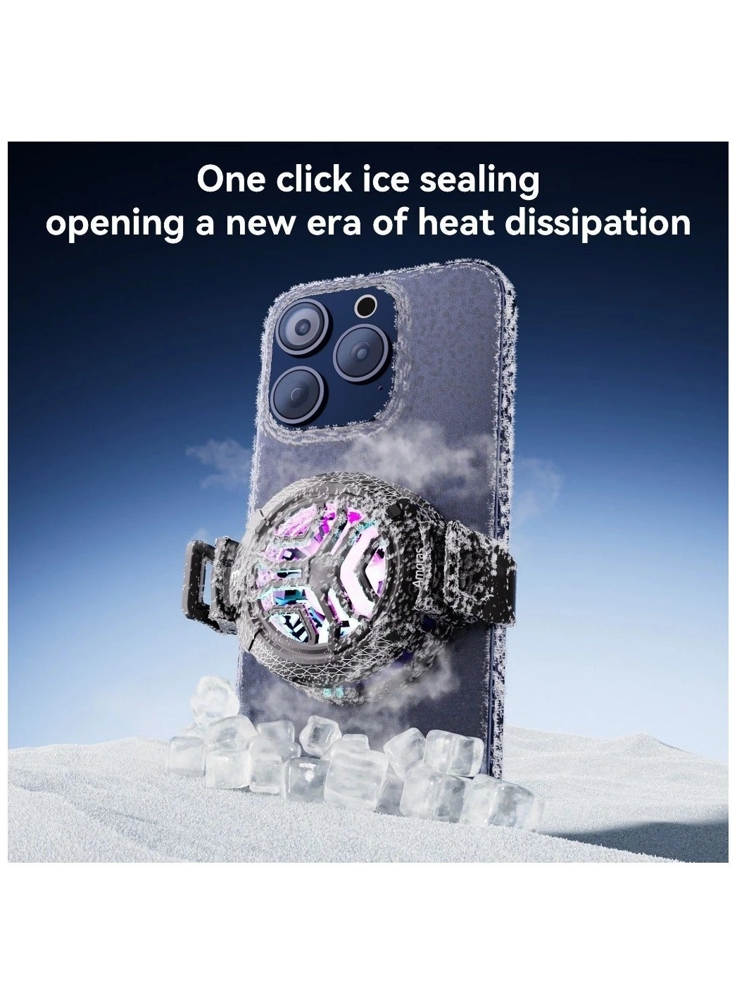 iceWorld Pro - Magnetic Back Clip 2-in-1 RGB Lighting