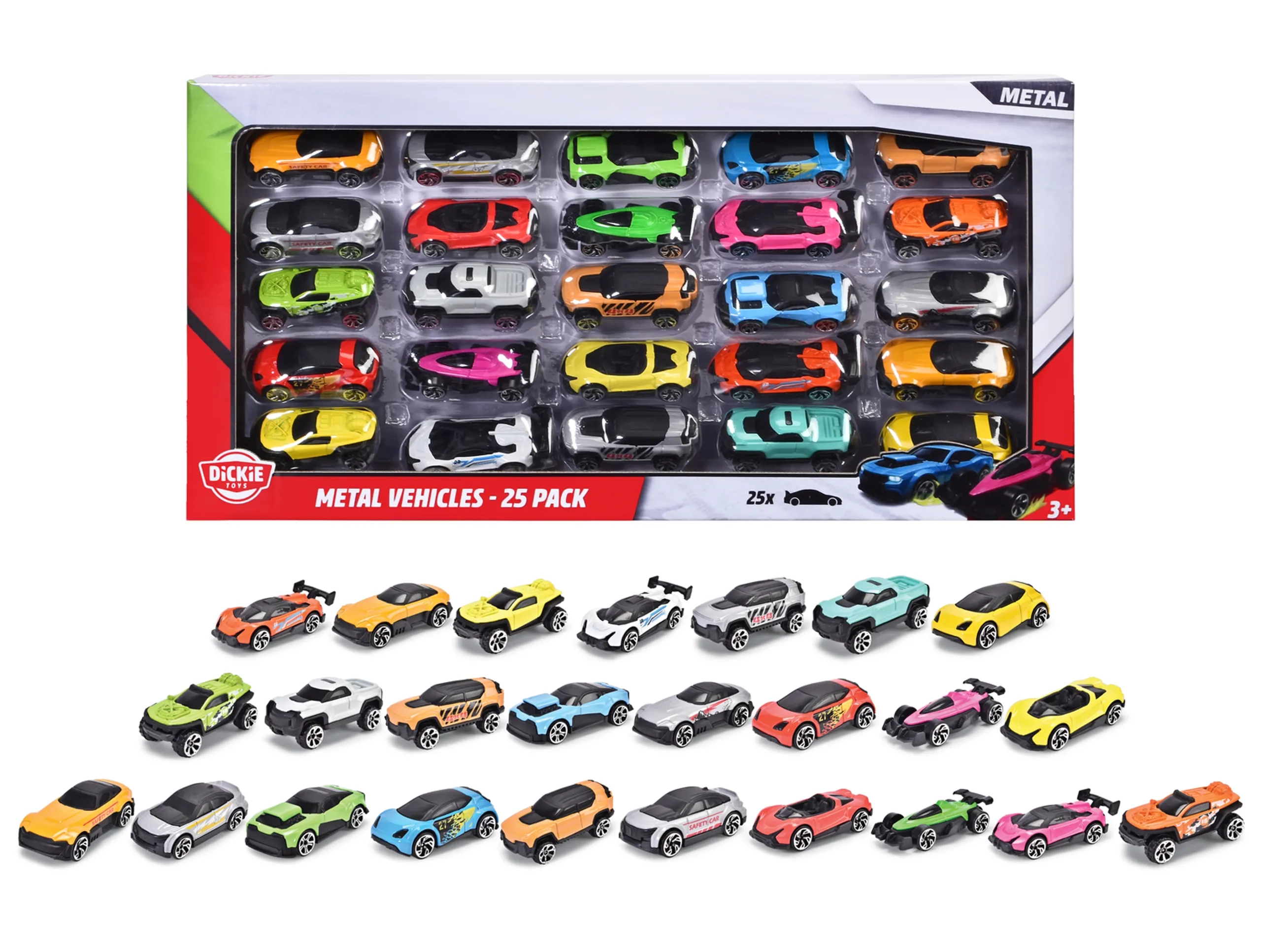 Die-Cast Vehicles - 25 pcs