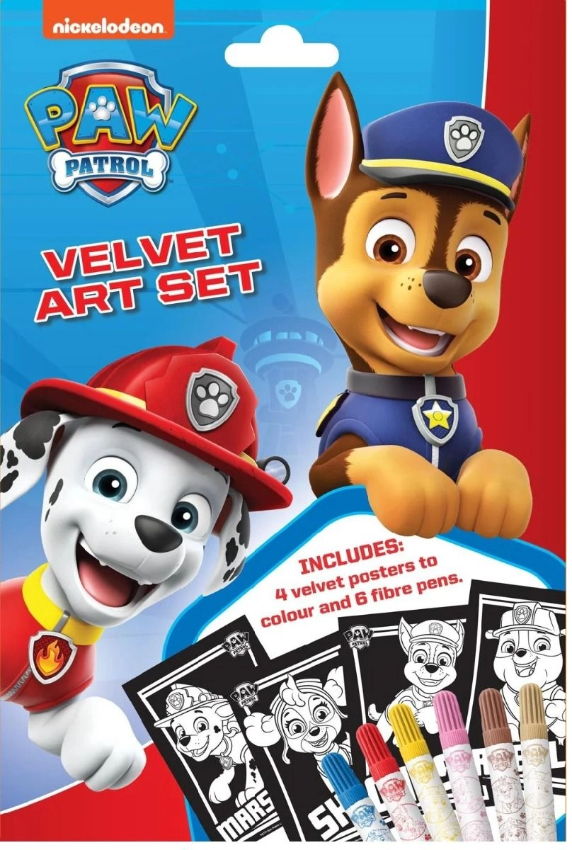 Alligator Paw Patrol Velvet Art Set - 3+ years