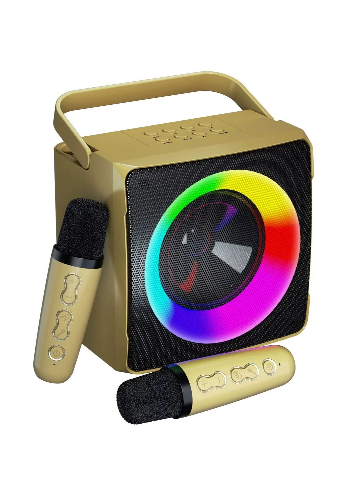 SD-508 - Mini Karaoke Bluetooth Speaker LED Lights Built-In Microphone