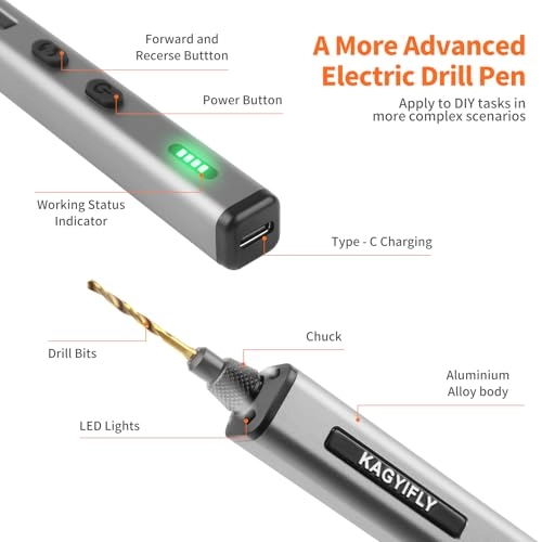 Mini Electric Drill Pen - 520mAh