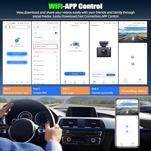 3 Channel Dash Cam - 1080P 30FPS