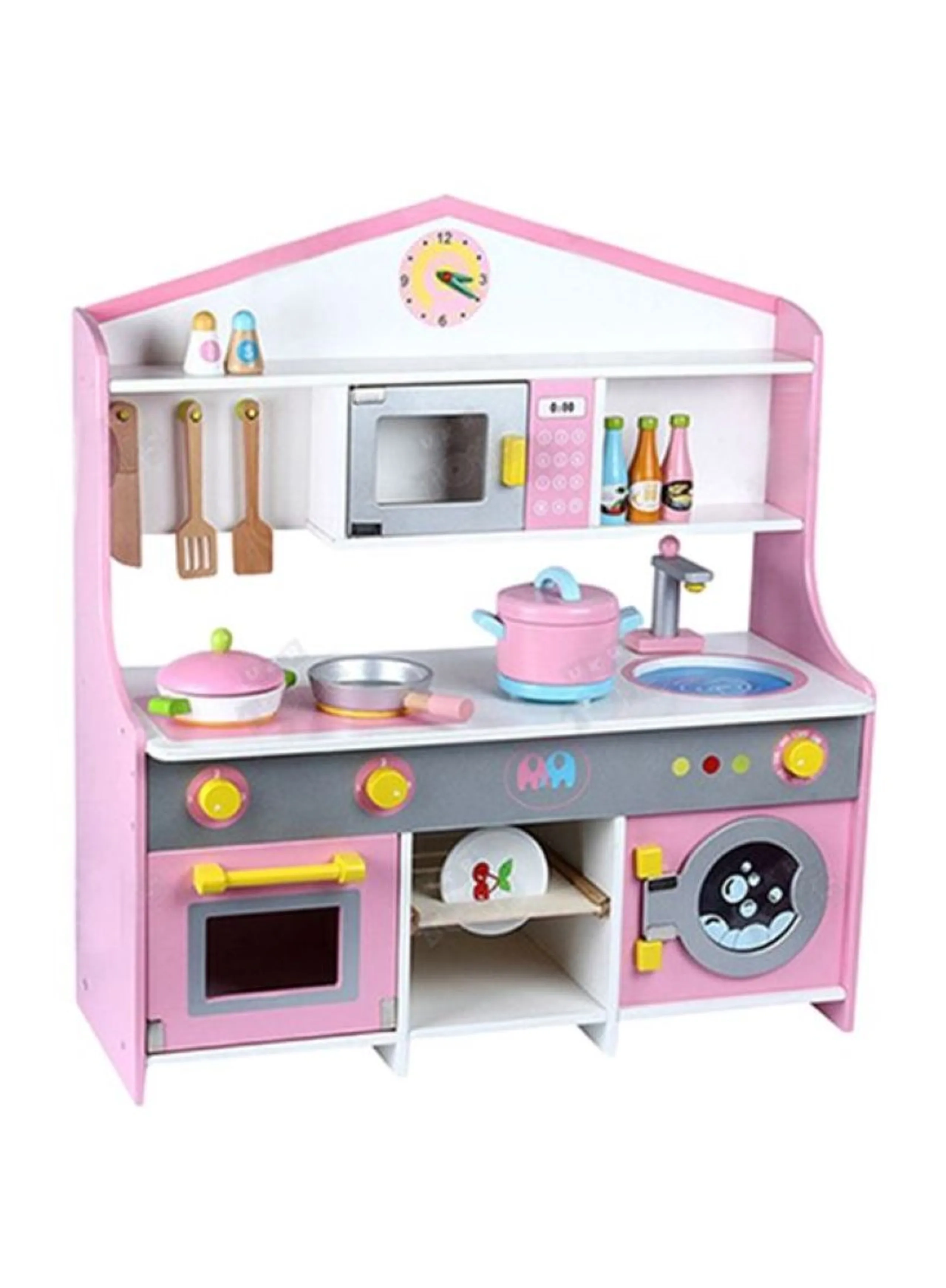 Factual Toys Kids Wooden Japanese Kitchen - Playset B (19188949-FT_MSN_17074)