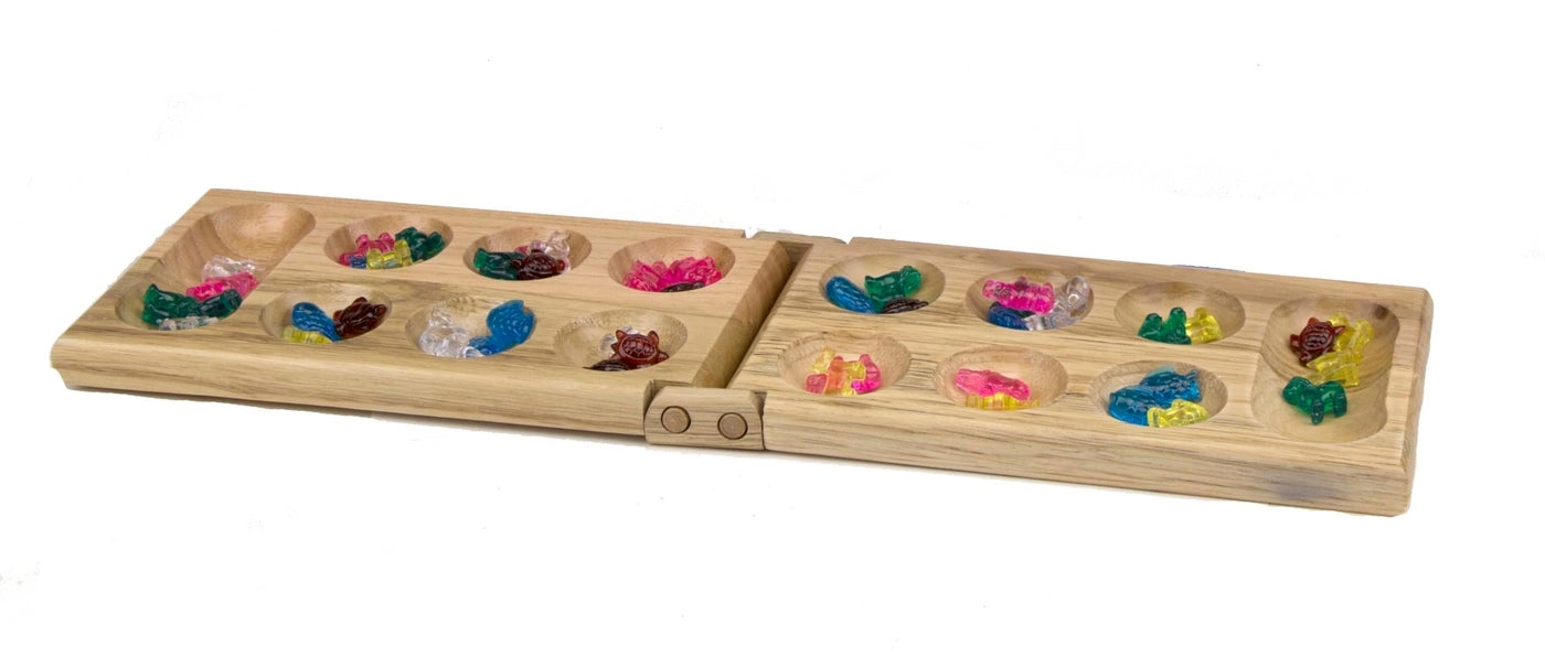 Classic Mancala - Fullsized Solid Wooden Board