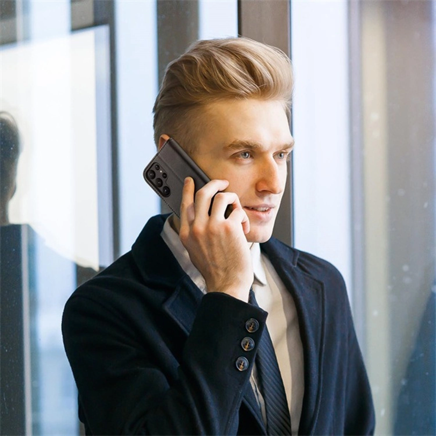 Hivo Series Leather Case for Galaxy S23 Ultra