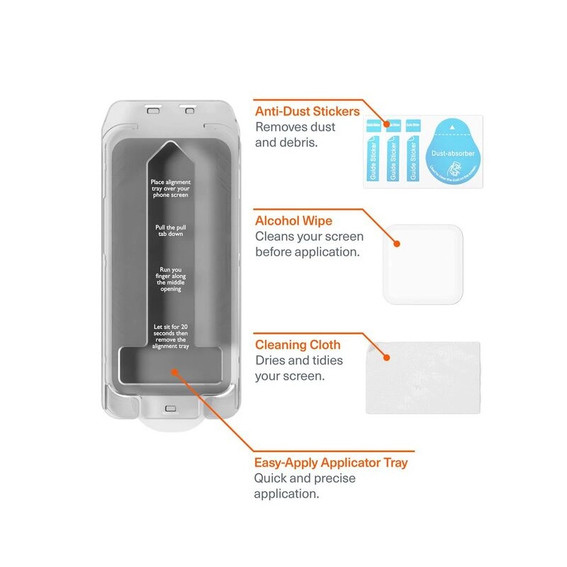 Privacy Tempered Glass Screen Protector for iPhone 16 Pro