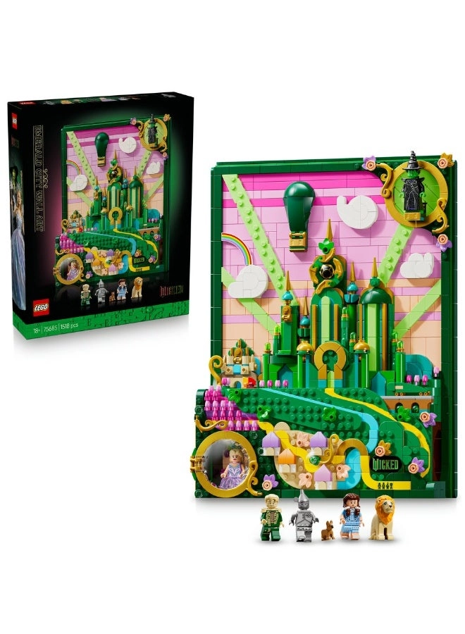 LEGO Emerald City Wall Art - Wicked 1518 Pieces