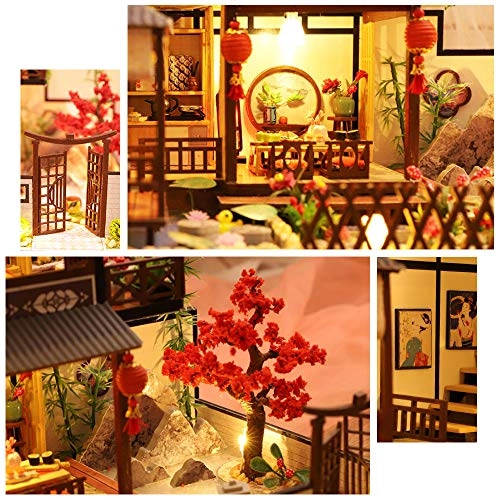 3D Miniature Dollhouse Kit - Sunshine Flower House 1:12