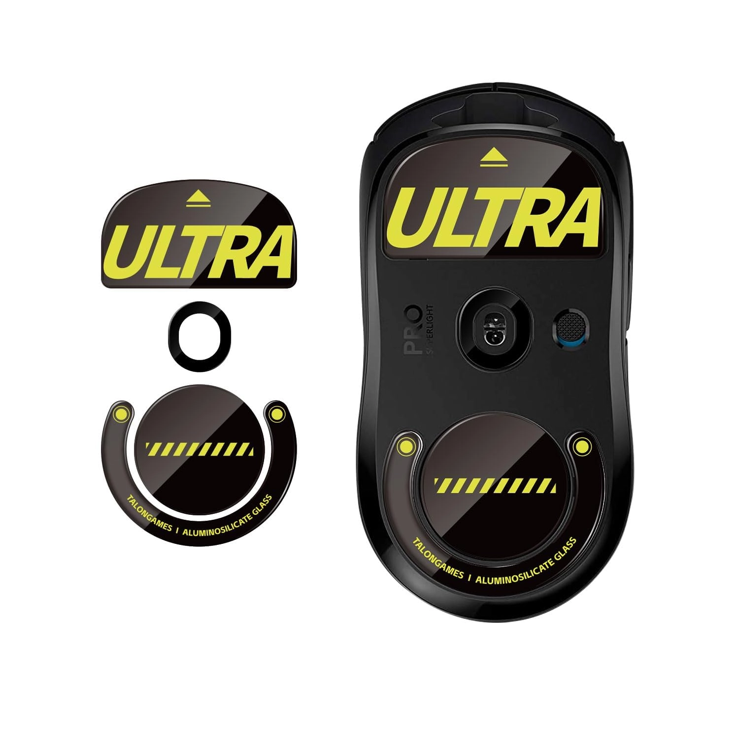 Glass Mouse Feet - Curved Edges Ultra Strong