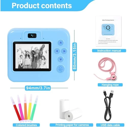 Instant Print Camera for Kids