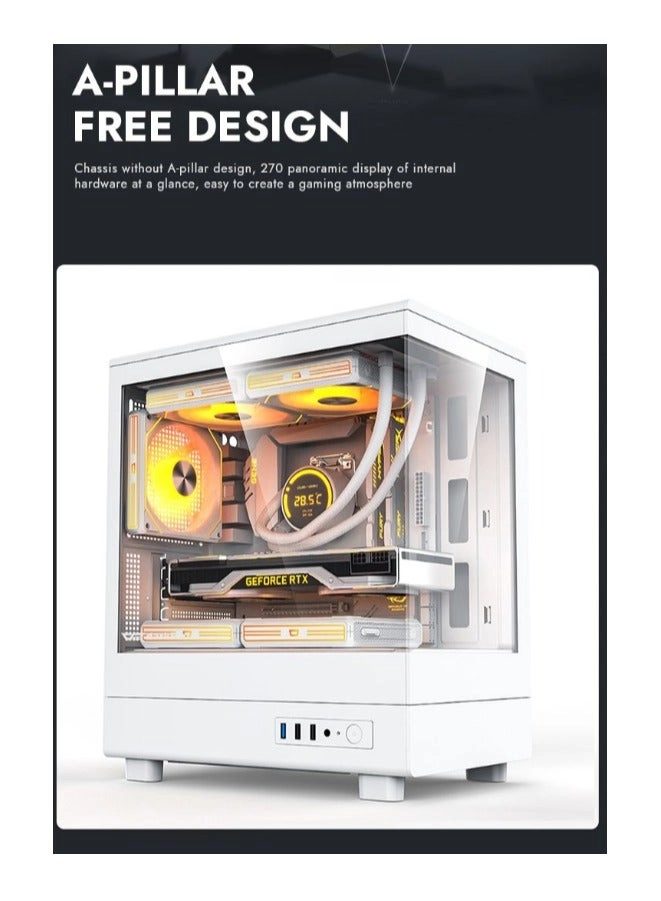 DB330M - Tempered Glass M-ATX/ITX 3x120mm ARGB