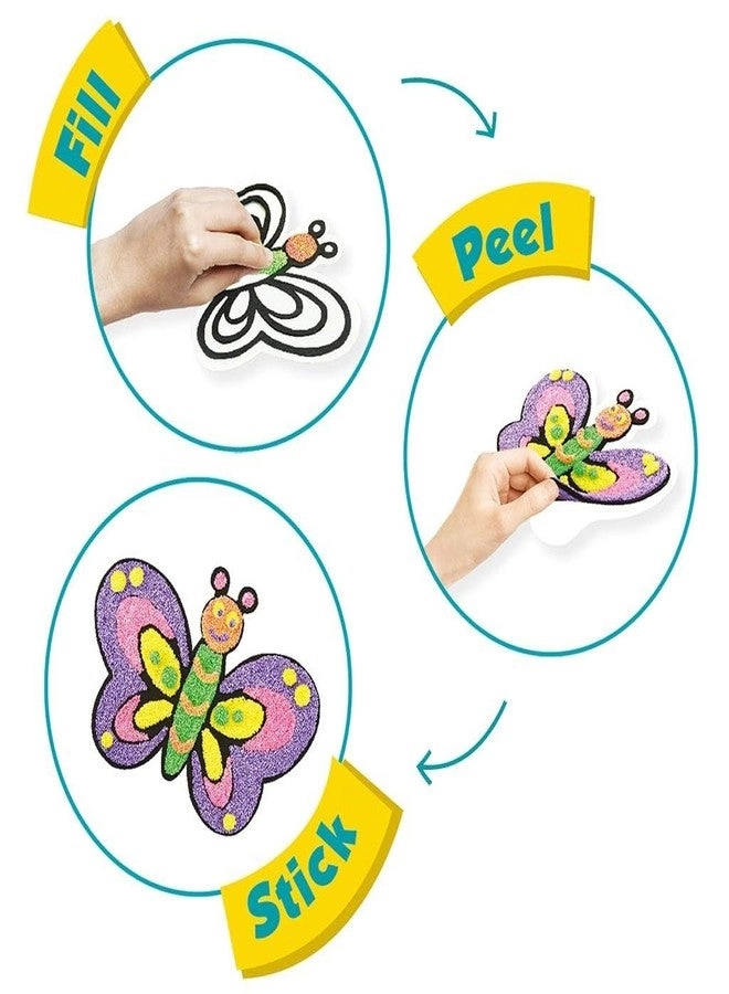 Trader DIY 1 Butterfly Window Clay Sticker