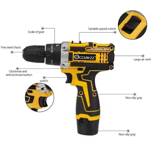 Cordless Drill Kit - 1.5 Amp Hours