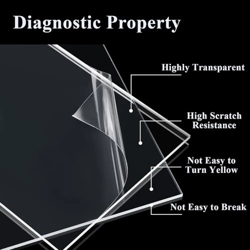 Transparent Acrylic Display Case for 80113 Spring Festival Lemanlou, Egypt - 35 x 20 x 30 cm 3 mm